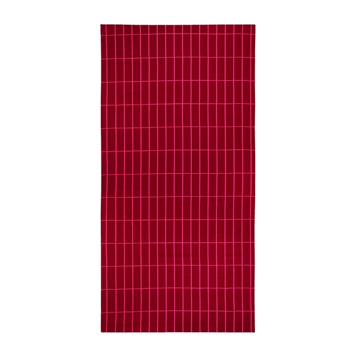 Tiiliskivi dug 140x280 cm - Rød/Lyserød - Marimekko