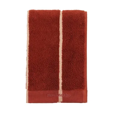 Tiiliskivi håndklæde 50x30 cm - Brick-plum-hay - Marimekko