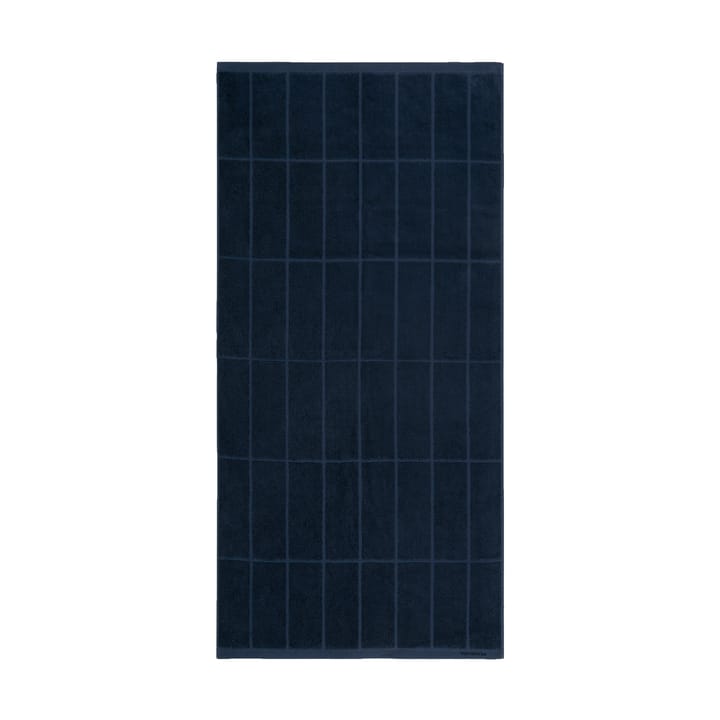 Tiiliskivi håndklæde 70x150 cm - Dark blue - Marimekko