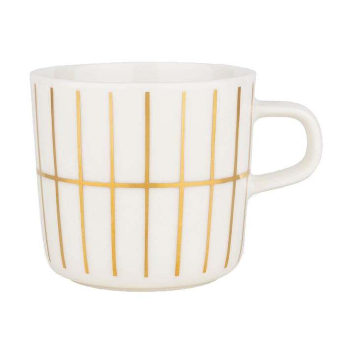 Tiiliskivi kaffekop 20 cl - White-gold - Marimekko