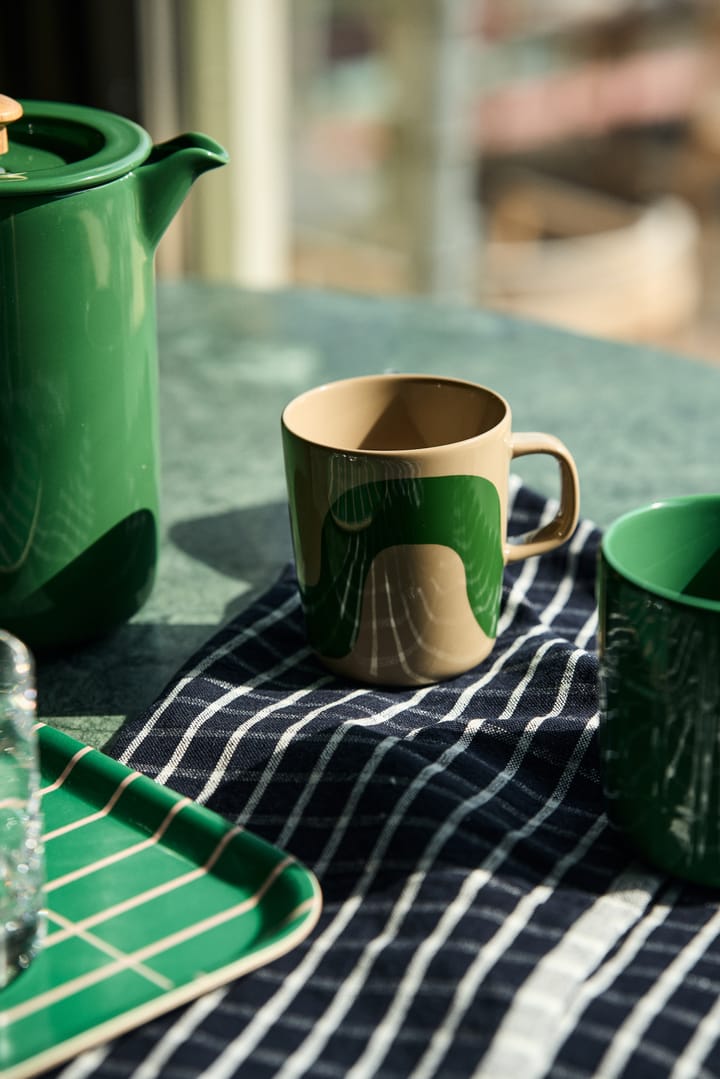 Tiiliskivi krus 40 cl, Dark green Marimekko