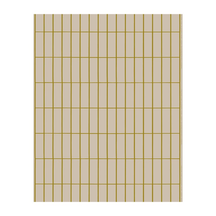 Tiiliskivi stof hør/viskose - Beige/Guld - Marimekko