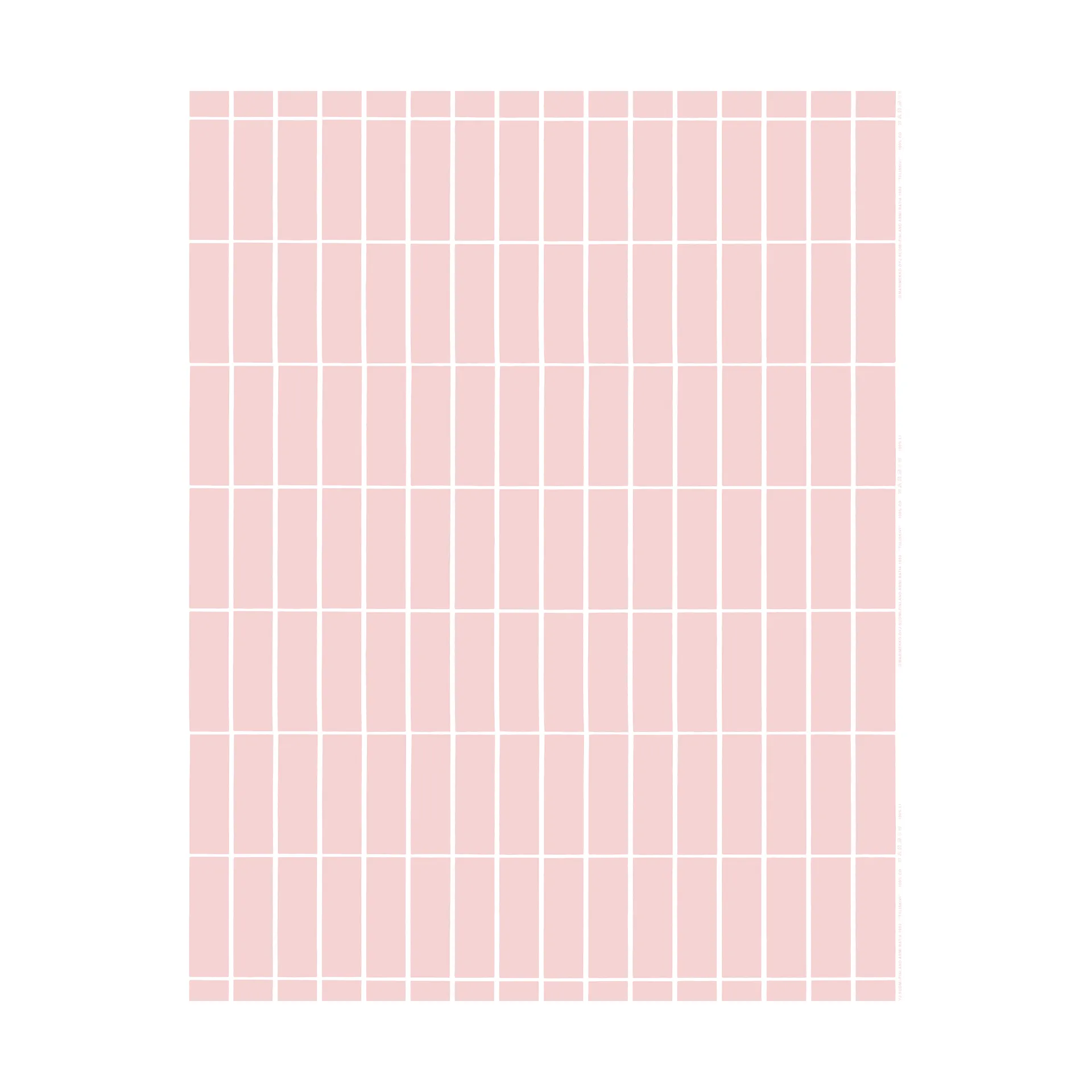 Tiiliskivi stof, Pink Marimekko