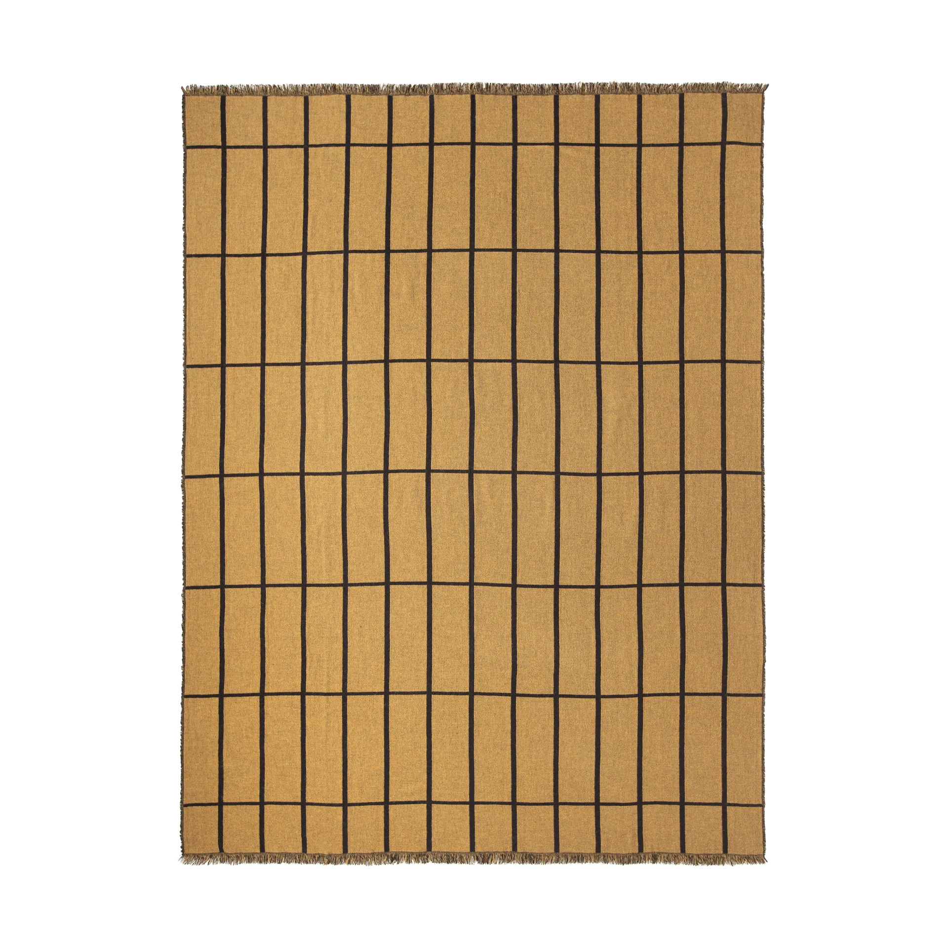 Tilliskivi plaid, Caviar-gold Marimekko