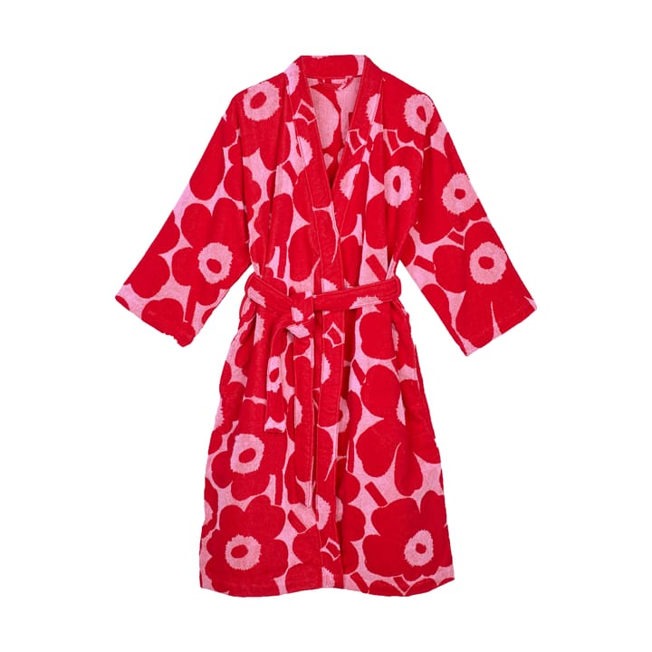Unikko 2 badekåbe, Red-pink, L Marimekko