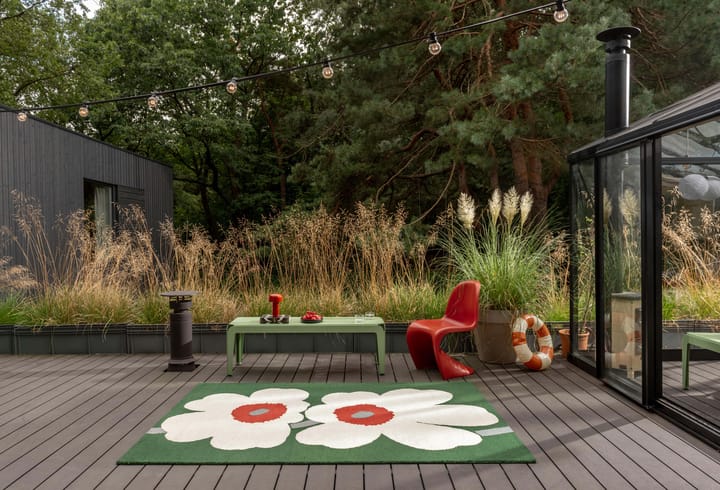 Unikko 60-års jubilæum tuftet plastmåtte, 200x280 cm Marimekko