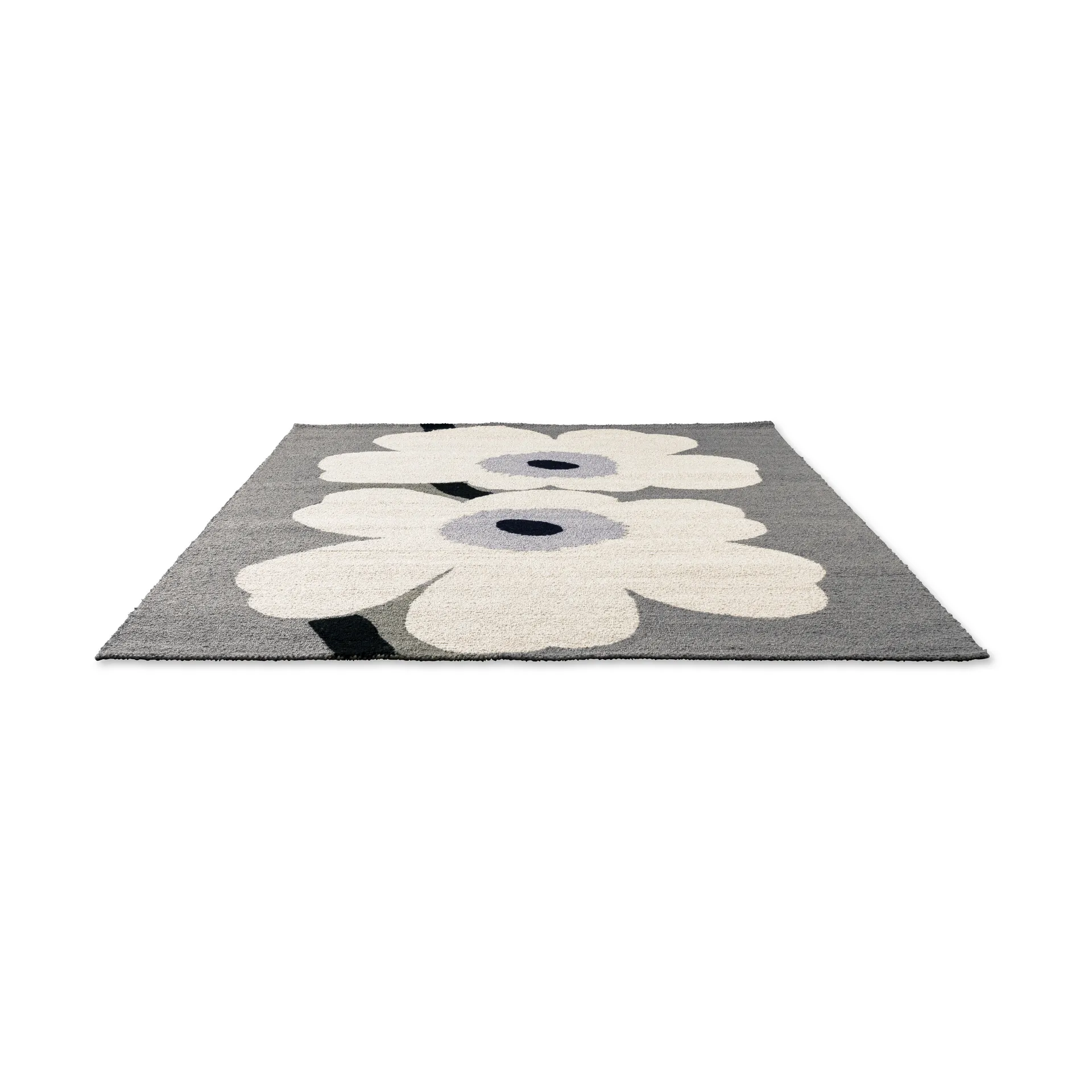 Unikko anniversary tæppe outdoor, Grey, 200x280 cm Marimekko
