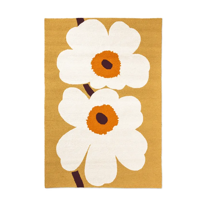 Unikko anniversary tæppe outdoor - Honey, 250x350 cm - Marimekko
