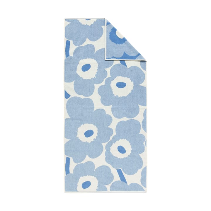 Unikko badehåndklæde 70x150 cm - Blå - Marimekko