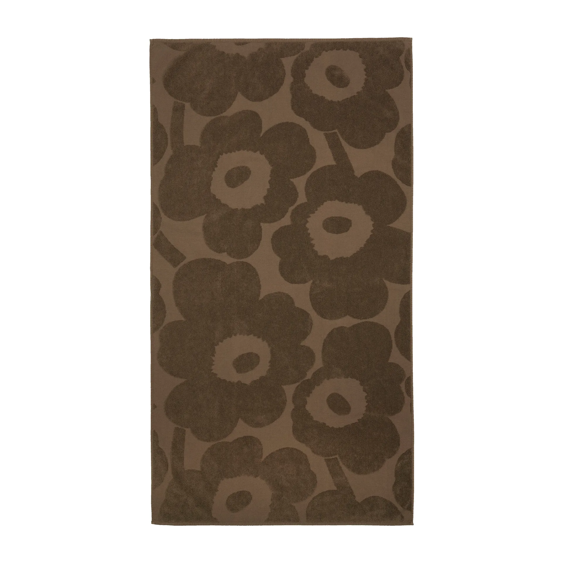 Unikko badehåndklæde 70x150 cm, Dark sand Marimekko