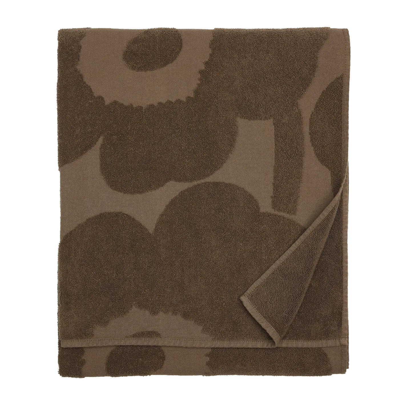 Unikko badehåndklæde 70x150 cm, Dark sand Marimekko