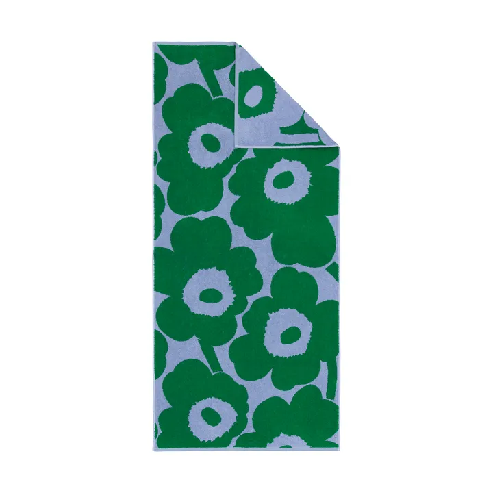 Unikko badehåndklæde 70x150 cm - Light blue-green - Marimekko