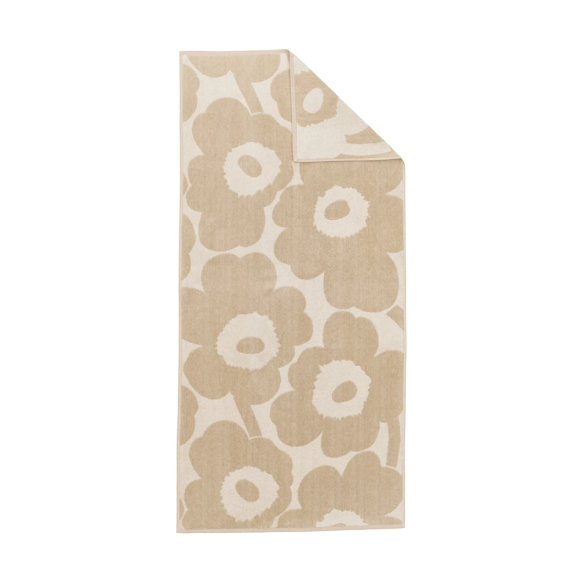 Unikko badehåndklæde 70x150 cm, Off white-hør Marimekko