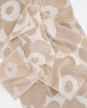 Unikko badehåndklæde 70x150 cm - Off white-hør - Marimekko