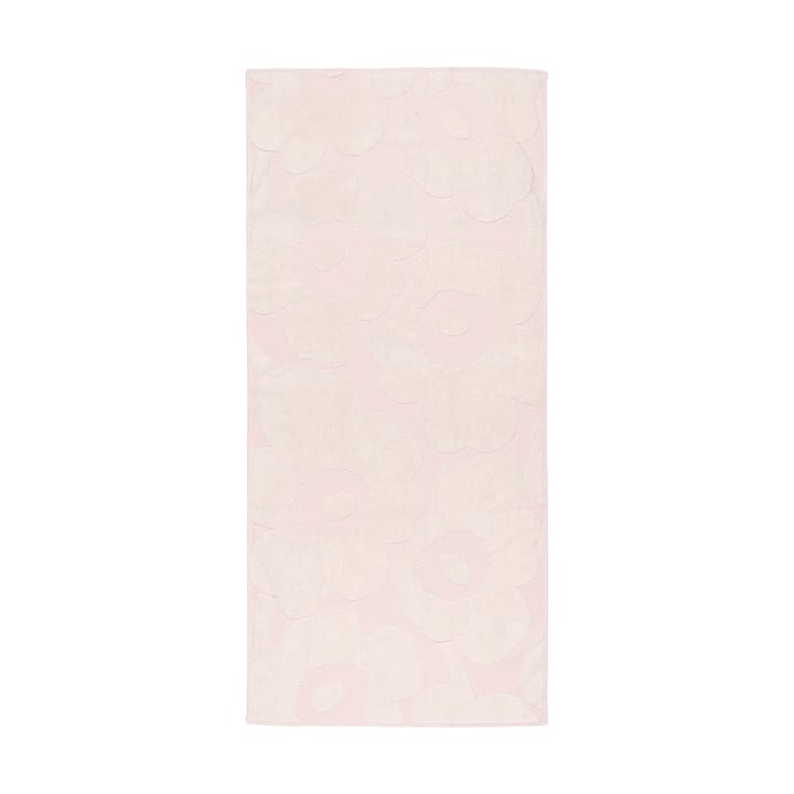 Unikko badehåndklæde 70x150 cm - White-light pink - Marimekko