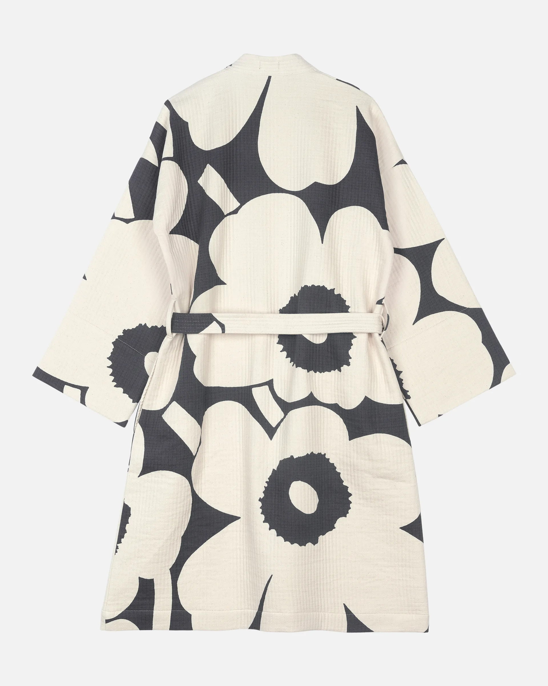 Unikko badekåbe, Charcoal-off white, S Marimekko