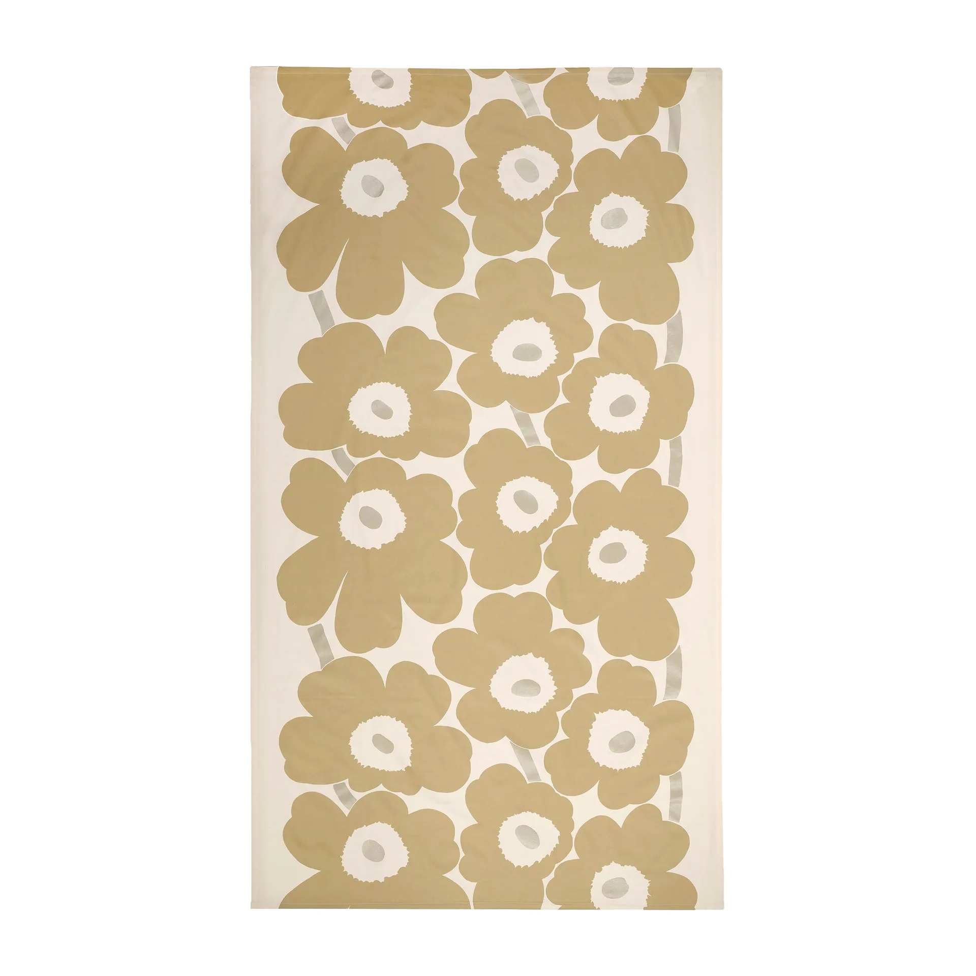 Unikko dug 140x250 cm, Beige/Silver/White Marimekko