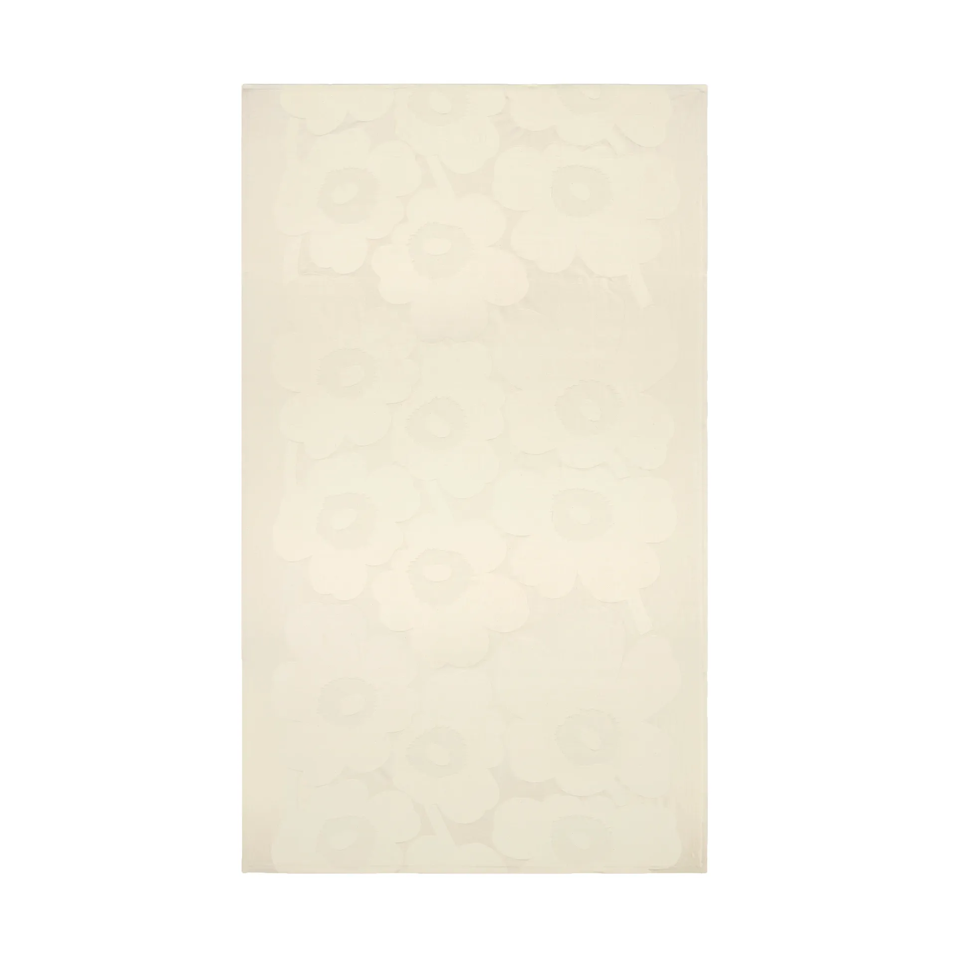 Unikko dug 140x250 cm, White/Offwhite Marimekko