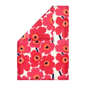 Unikko dynebetræk 150x210 cm - rød-hvid - Marimekko