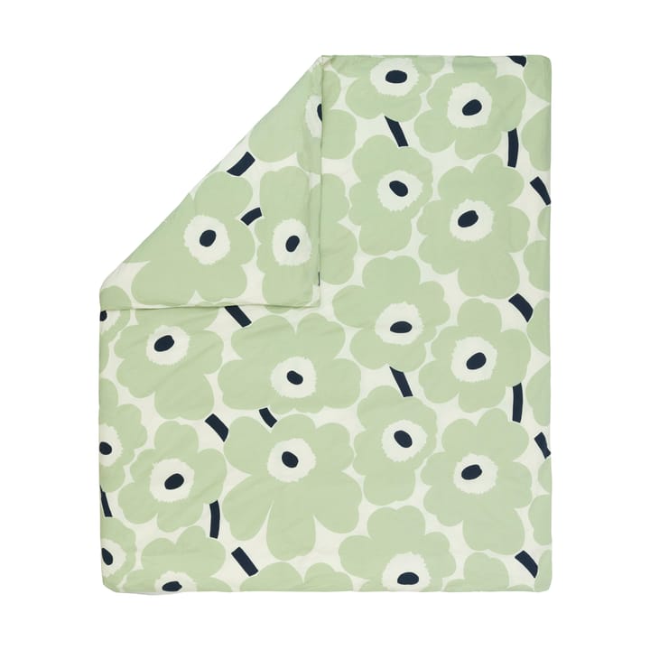 Unikko dynebetræk 220x240 cm - Off white-sage-dark blue - Marimekko