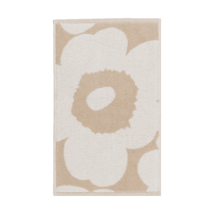 Unikko gæstehåndklæde 30x50 cm - Beige-white - Marimekko