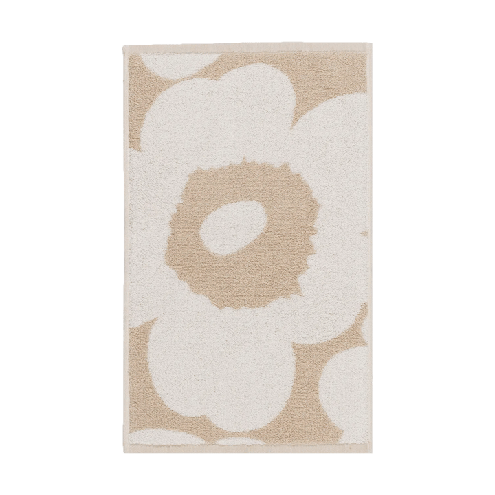 Unikko gæstehåndklæde 30x50 cm - Beige-white - Marimekko