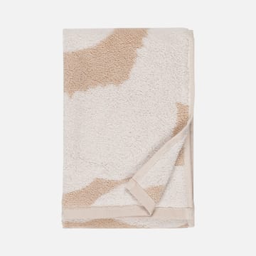 Unikko gæstehåndklæde 30x50 cm - Beige-white - Marimekko