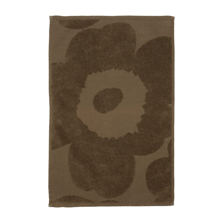 Unikko gæstehåndklæde 30x50 cm - Dark sand - Marimekko