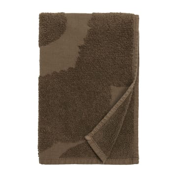 Unikko gæstehåndklæde 30x50 cm - Dark sand - Marimekko
