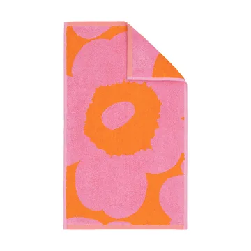 Unikko gæstehåndklæde 30x50 cm - Orange-pink - Marimekko