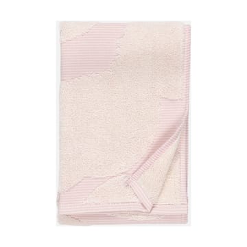Unikko gæstehåndklæde 30x50 cm - White-light pink - Marimekko