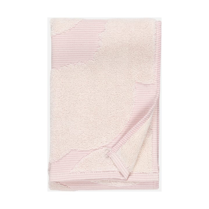 Unikko gæstehåndklæde 30x50 cm, White-light pink Marimekko