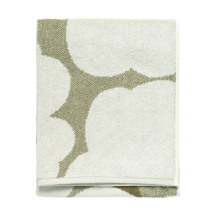 Unikko håndklæde 50x70 cm - Green umber-creme - Marimekko