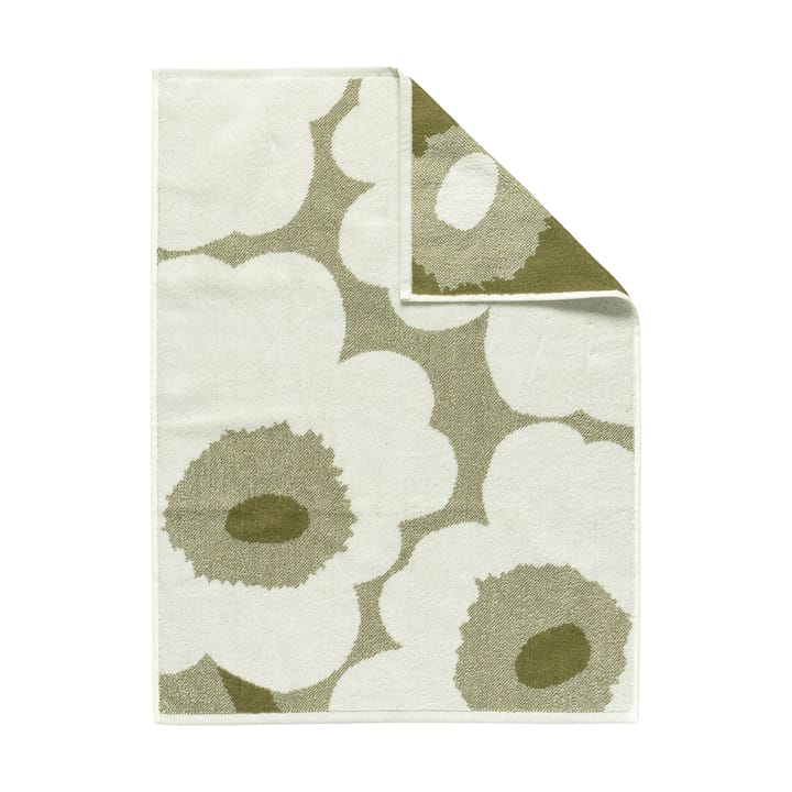 Unikko håndklæde 50x70 cm, Green umber-creme Marimekko