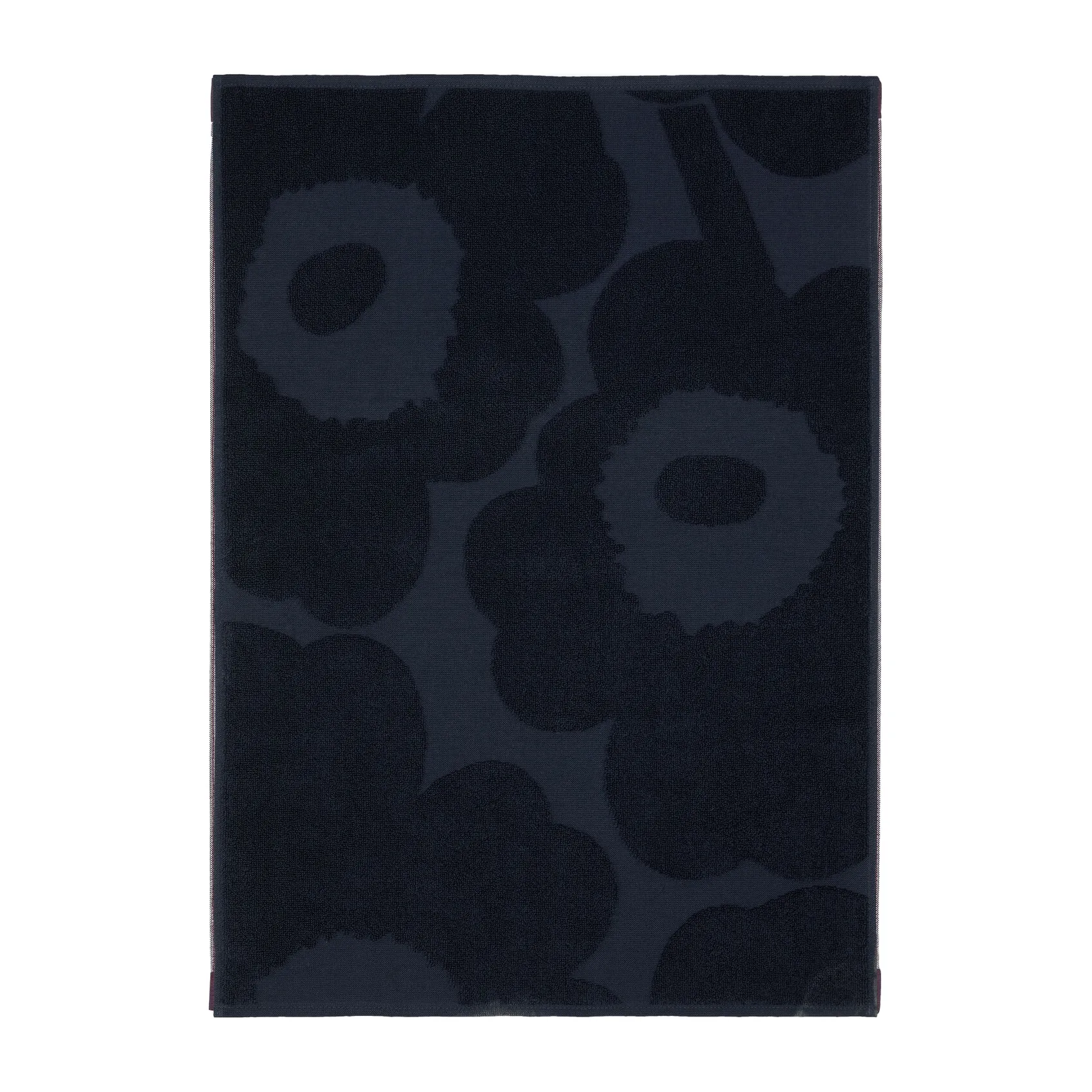 Unikko håndklæde 50x70 cm, Mørkeblå Marimekko