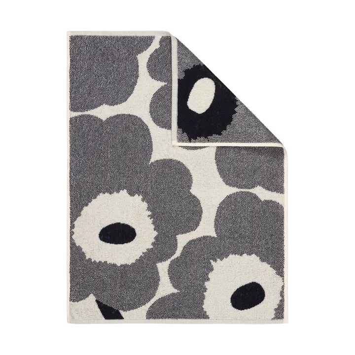 Unikko håndklæde 50x70 cm - Off white-blueberry - Marimekko