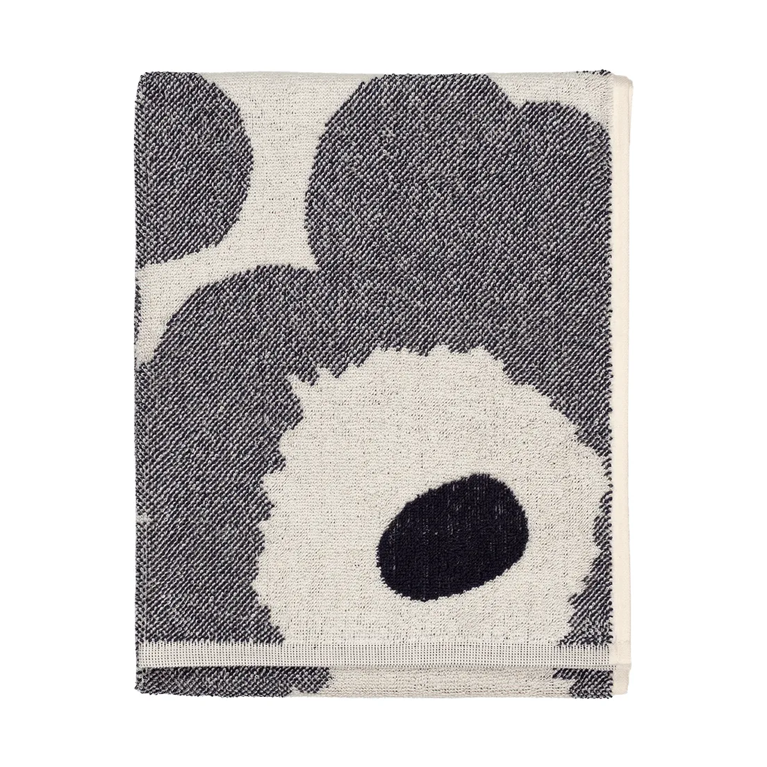 Unikko håndklæde 50x70 cm, Off white-blueberry Marimekko