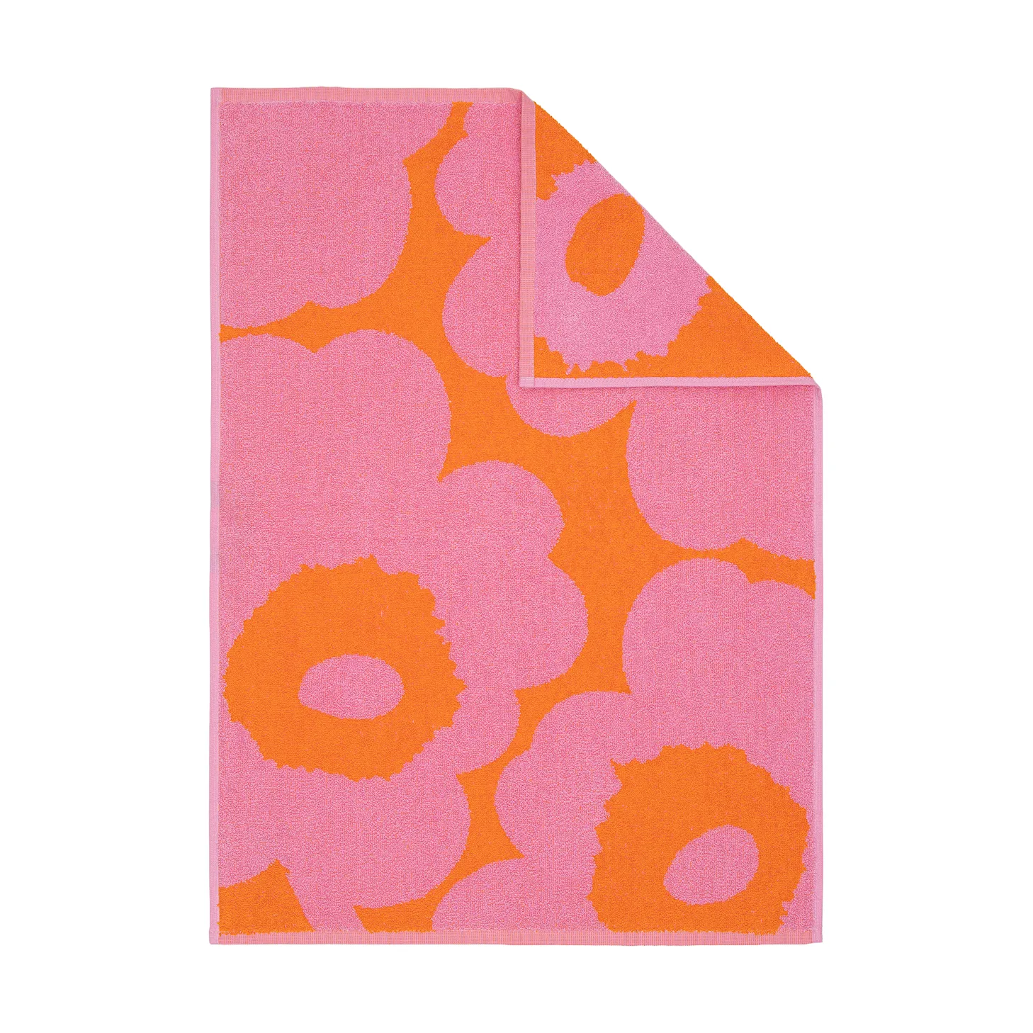 Unikko håndklæde 50x70 cm, Orange-pink Marimekko