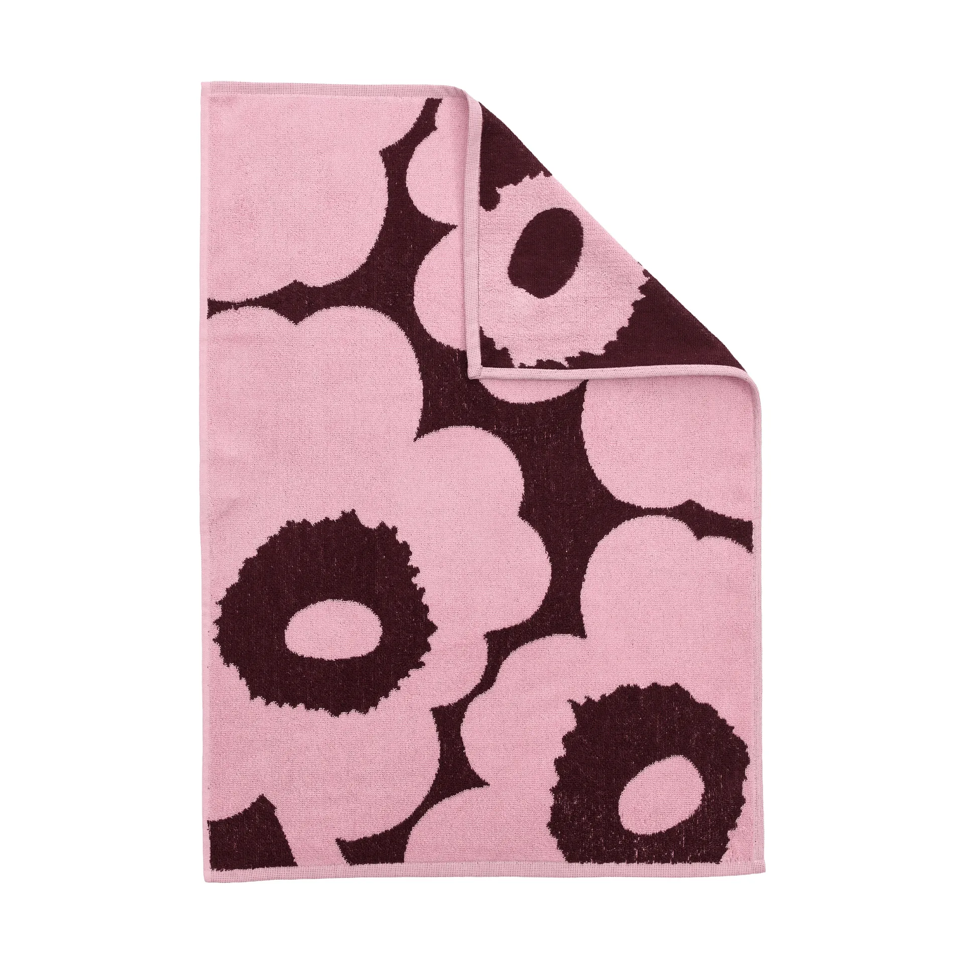 Unikko håndklæde 50x70 cm, Plomme-lyserød Marimekko