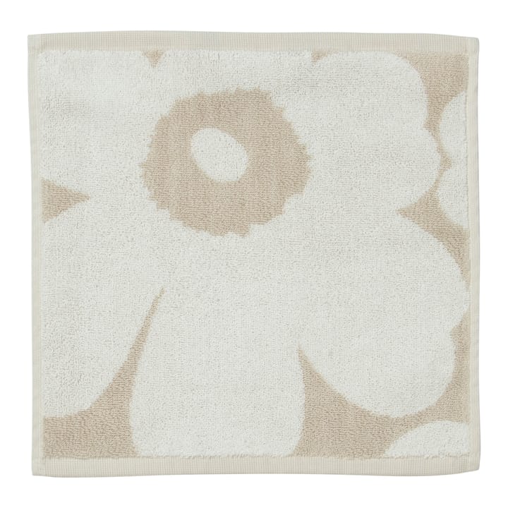 Unikko håndklæde beige/hvid - 30x30 cm - Marimekko