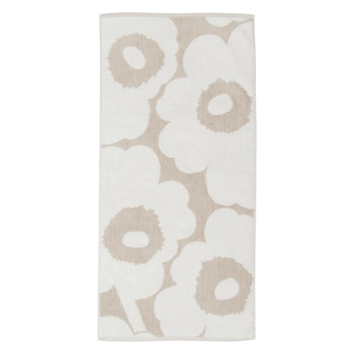 Unikko håndklæde beige/hvid - 50x100 cm - Marimekko
