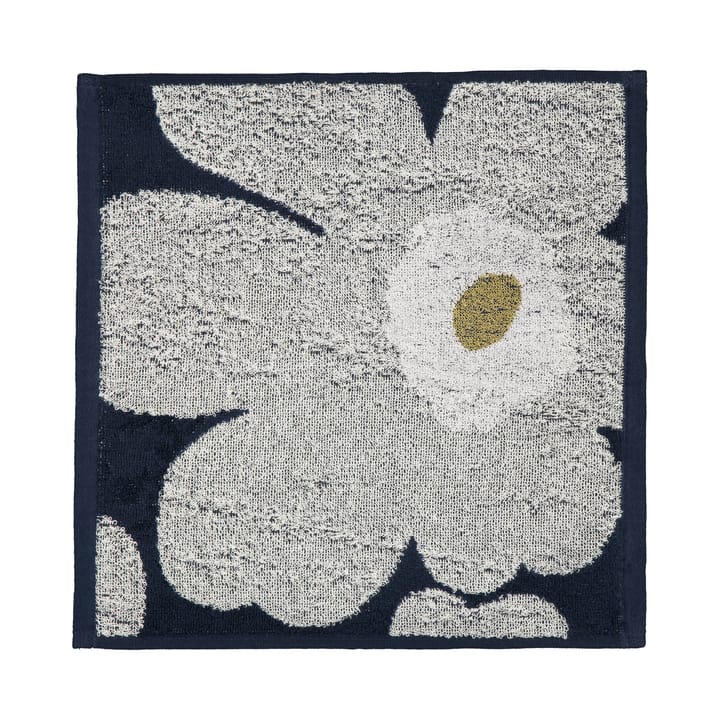 Unikko håndklæde marineblå/lysegrå - 30x30 cm - Marimekko