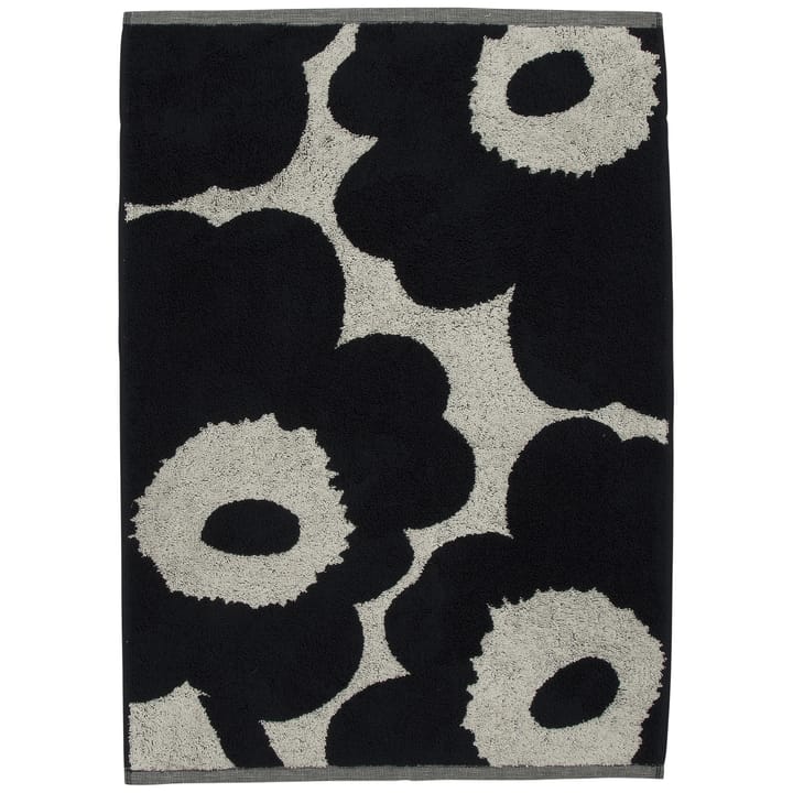 Unikko håndklæde naturhvid/mørkeblå - 50x70 cm - Marimekko