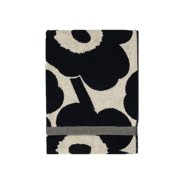 Unikko håndklæde naturhvid/mørkeblå - 70x150 cm - Marimekko