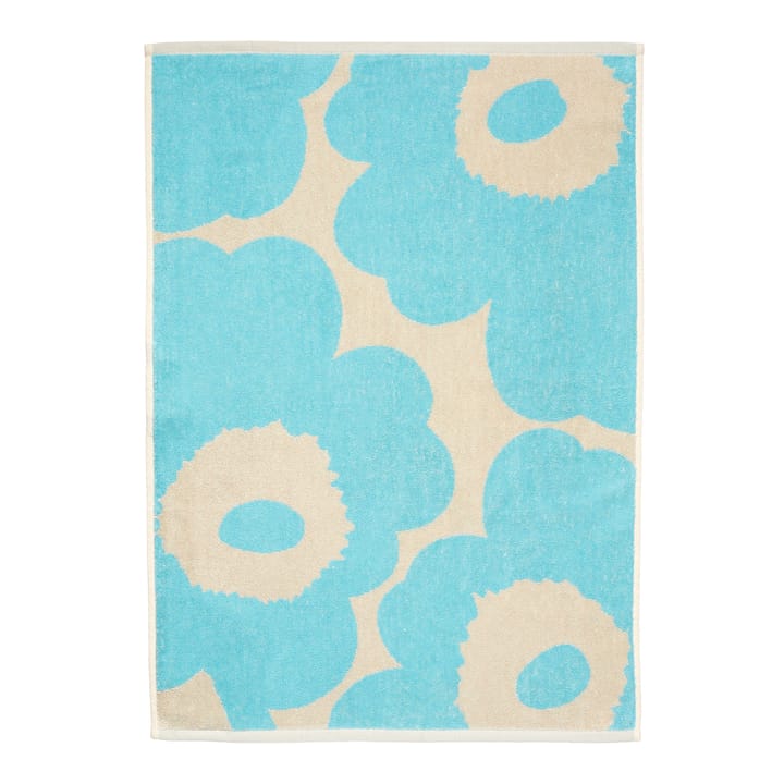 Unikko håndklæde offwhite/light blue - 50x70 cm - Marimekko