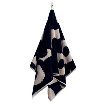 Unikko håndklæde sort-sand - håndklæde - Marimekko