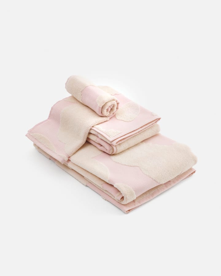 Unikko håndklædesæt 3 dele, White-light pink Marimekko