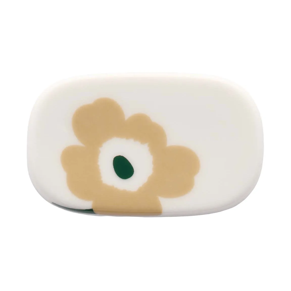 Unikko holder til spisepinde, White-lys sand-beige-mørkegrøn Marimekko