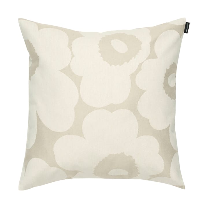 Unikko jaquard pudebetræk 50x50 cm - Ecru - Marimekko