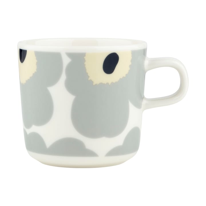 Unikko kaffekop 20 cl - White-light grey-sand-dark blue - Marimekko